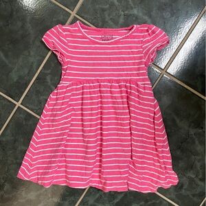 Jumping Beans Cotton Red Stripes American Dress Girl’s Size 4T Soft
